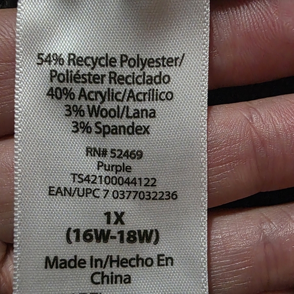 NWT Terra & Sky Color Block Sweater Dress - Picture 5 of 6